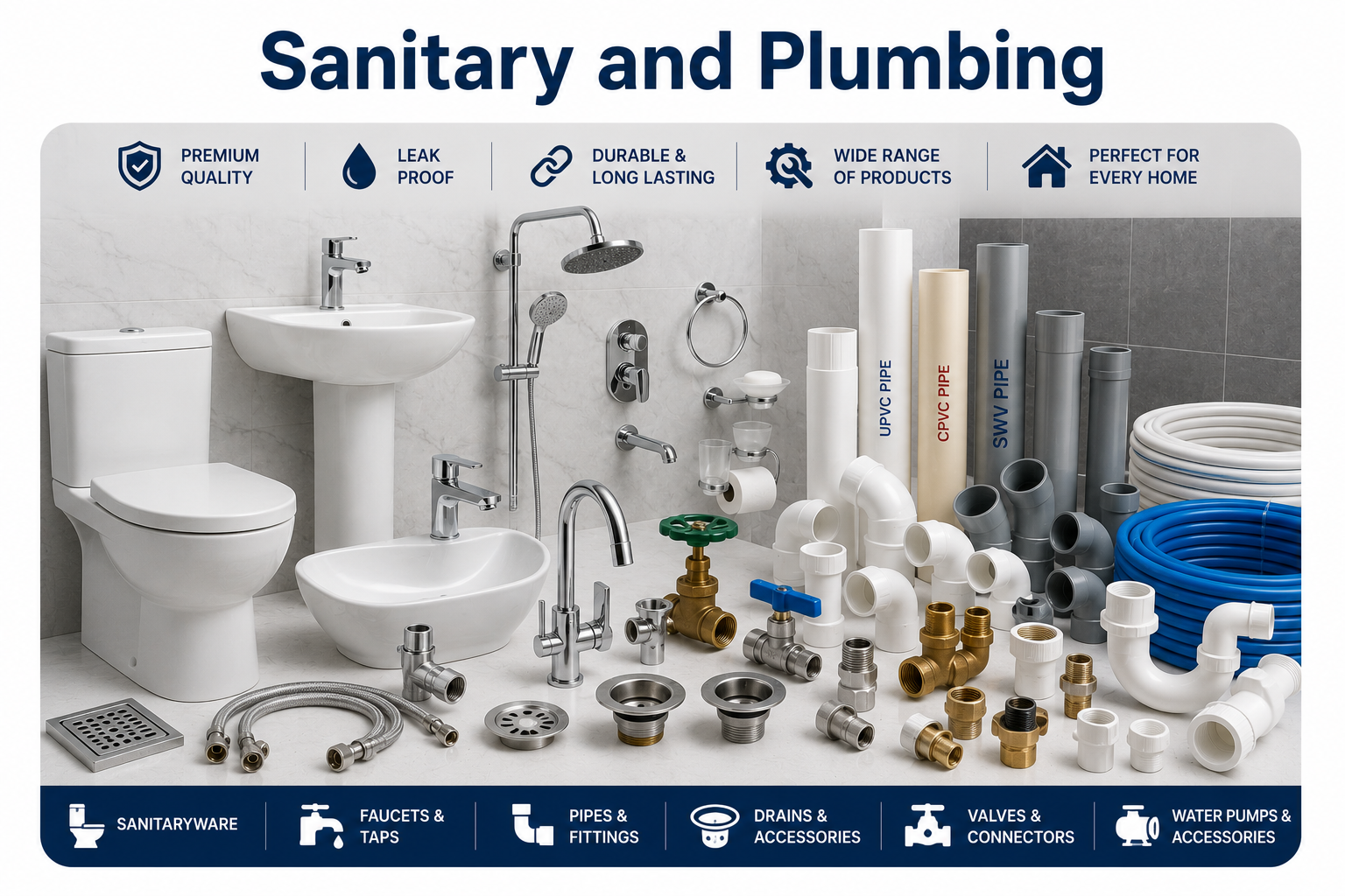 sanitary and plumbing